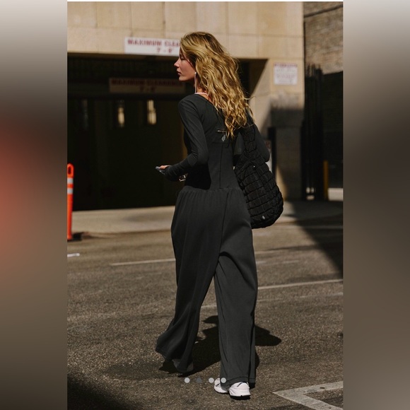 Free People Movement Hot Shot Wide Leg Onesie - Picture 3 of 13